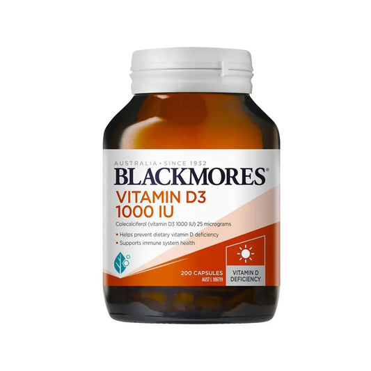 Viên Uống Blackmores Bổ sung Vitamin D3 1000 IU 200 viên