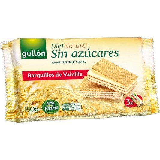 Bánh ăn kiêng Gullon Barquillos De vainilla 180g