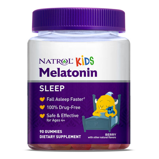 Kẹo Ngủ Natrol Kids Gummies Melatonin Cho Bé 90 Viên