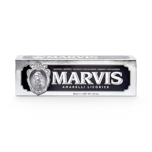 Kem Đánh Răng Marvis Bạc Hà Amarelli Licorice Mint 85g