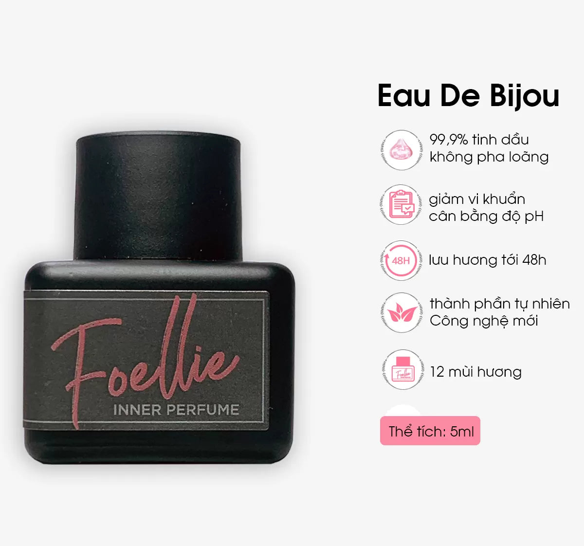 Nước Hoa Vùng Kín Foellie Eau de bijou Perfume 5ml