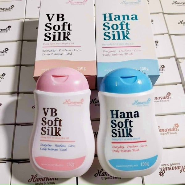 Dung Dịch Vệ Sinh Hanayuki Màu Hồng VB Soft Silk 150g