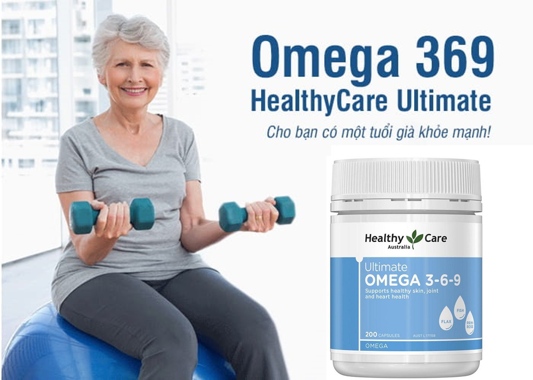 Viên Uống Dầu Cá Healthy Care Ultimate Omega 3-6-9 200 Viên