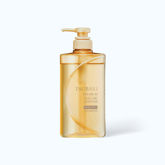 Dầu Gội Phục Hồi Ngăn Rụng Tóc Tsubaki Premium Volume & Repair Shampoo 490ml