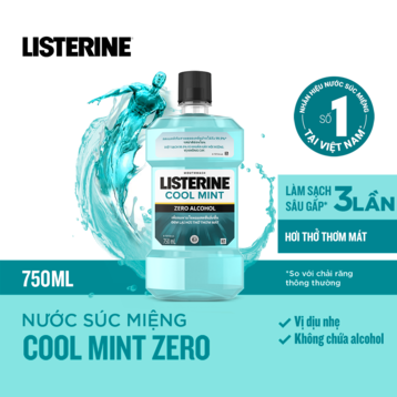 Nước Súc Miệng Listerine Zero (750ml)