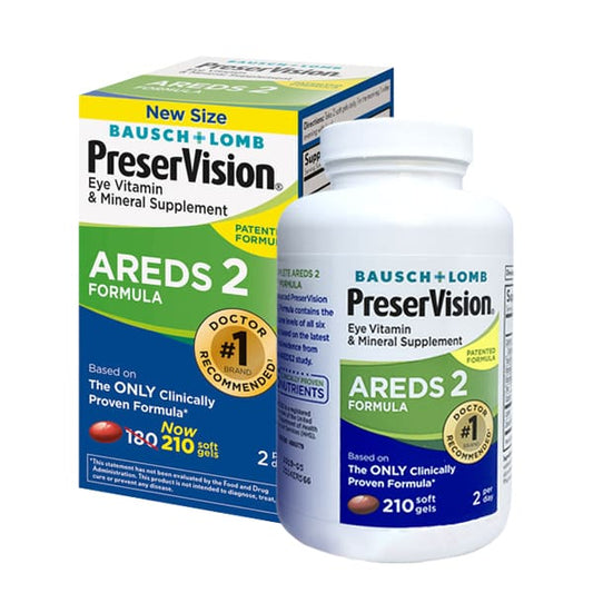 Viên Uống Bổ Mắt Preservision Areds 2 Patented Fornula 120 Viên