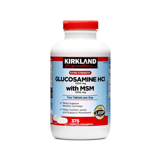 Viên Uống Bổ Khớp Kirkland Glucosamine HCL 1500mg 375 Viên