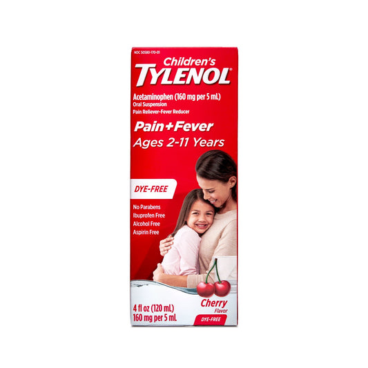 Siro giảm đau hạ sốt Tylenol Children's Pain & Fever Relife Cho Bé Từ 2 Đến 11 Tuổi 200ml