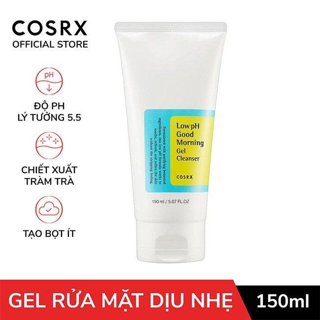 Sữa rửa mặt COSRX Low pH Good Morning Gel Cleanser 150ML