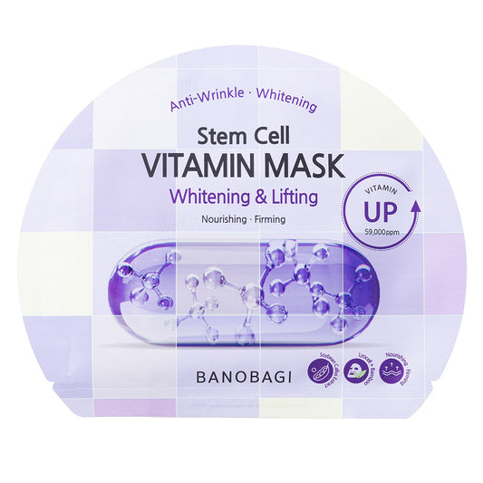 Mặt Nạ Dưỡng Sáng, Chăm Sóc Da Banobagi Stem Cell Vitamin Mask Whitening & Lifting 30g