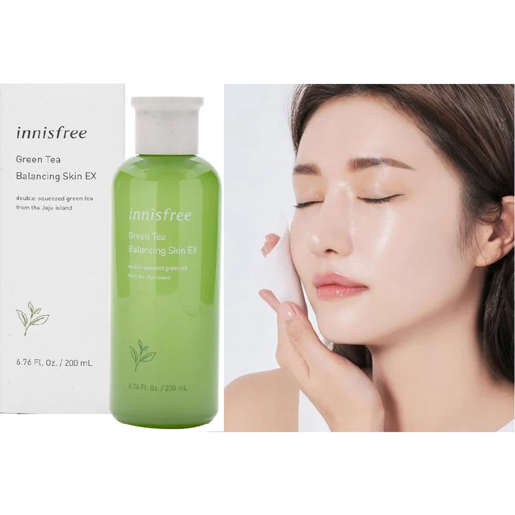 Nước Hoa Hồng Trà Xanh Innisfree Green Tea Balancing Skin EX 200ml
