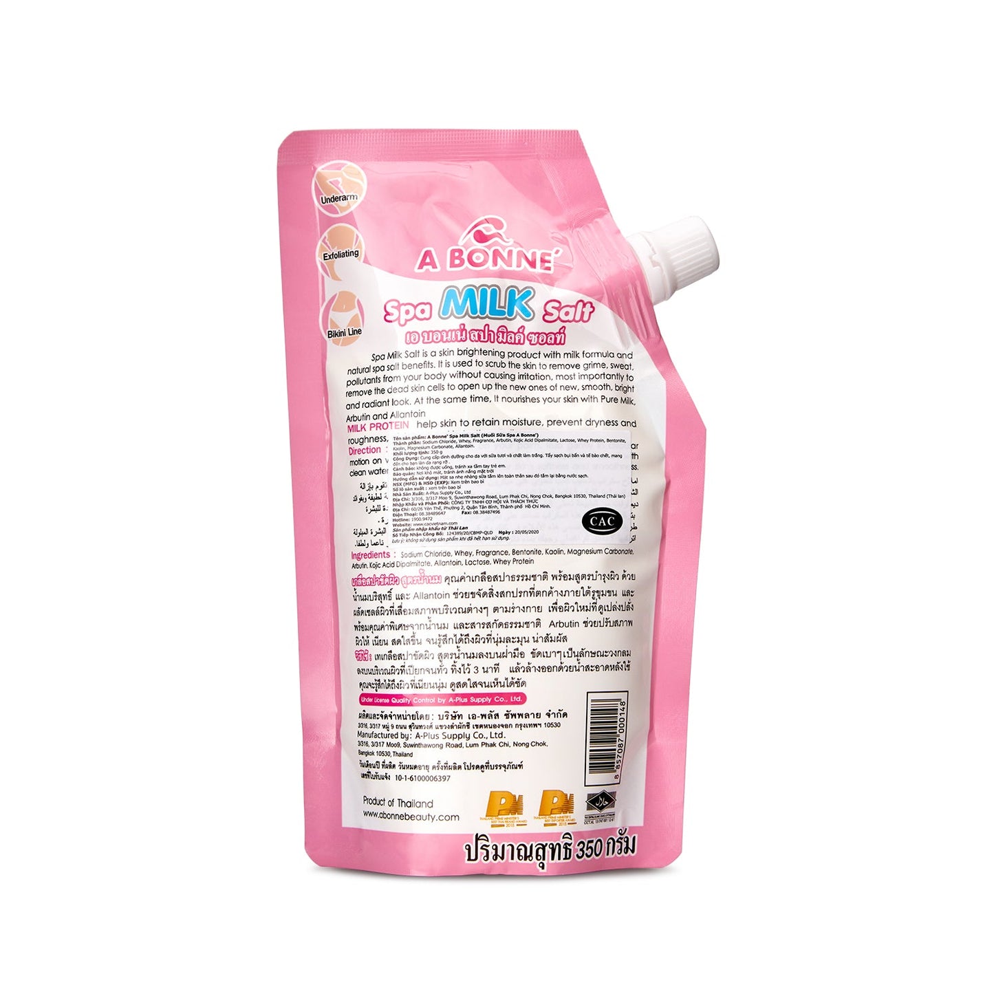 Muối Tắm Tẩy Tế Bào Chết Abonne Spa Milk Salt 350g