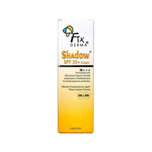Kem Chống Nắng Dưỡng Ẩm Cho Da Mặt & Cơ Thể Fixderma Shadow SPF 50+ 75g