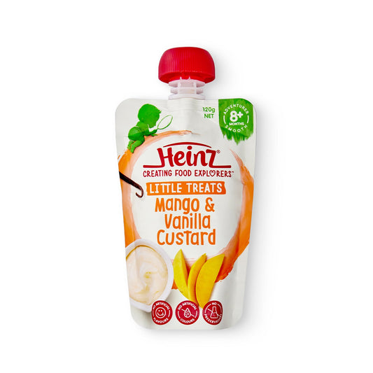 Váng Sữa Heinz Custard vị xoài cho bé từ 8 tháng 120 gr