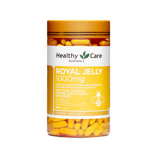 Viên Uống Healthy Care Sữa Ong Chúa Royal Jelly 1000mg 365 Viên