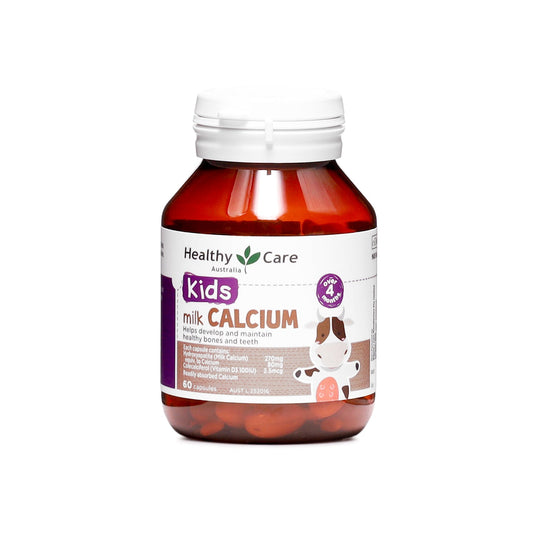 Kẹo Nhai Healthy Care Milk Calcium Bổ Sung Canxi 60 Viên (Tử 4 Tháng - 6 Tuổi)