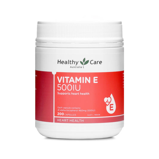 Viên uống Healthy Care Bổ Sung Vitamin E 500IU 200 Viên