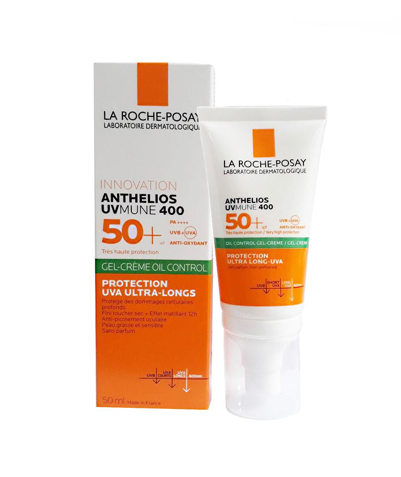 Kem Chống Nắng Kiểm Soát Dầu SPF50+ La Roche-Posay Anthelios UV Mune 400 Oil Control Gel-Cream 50ml