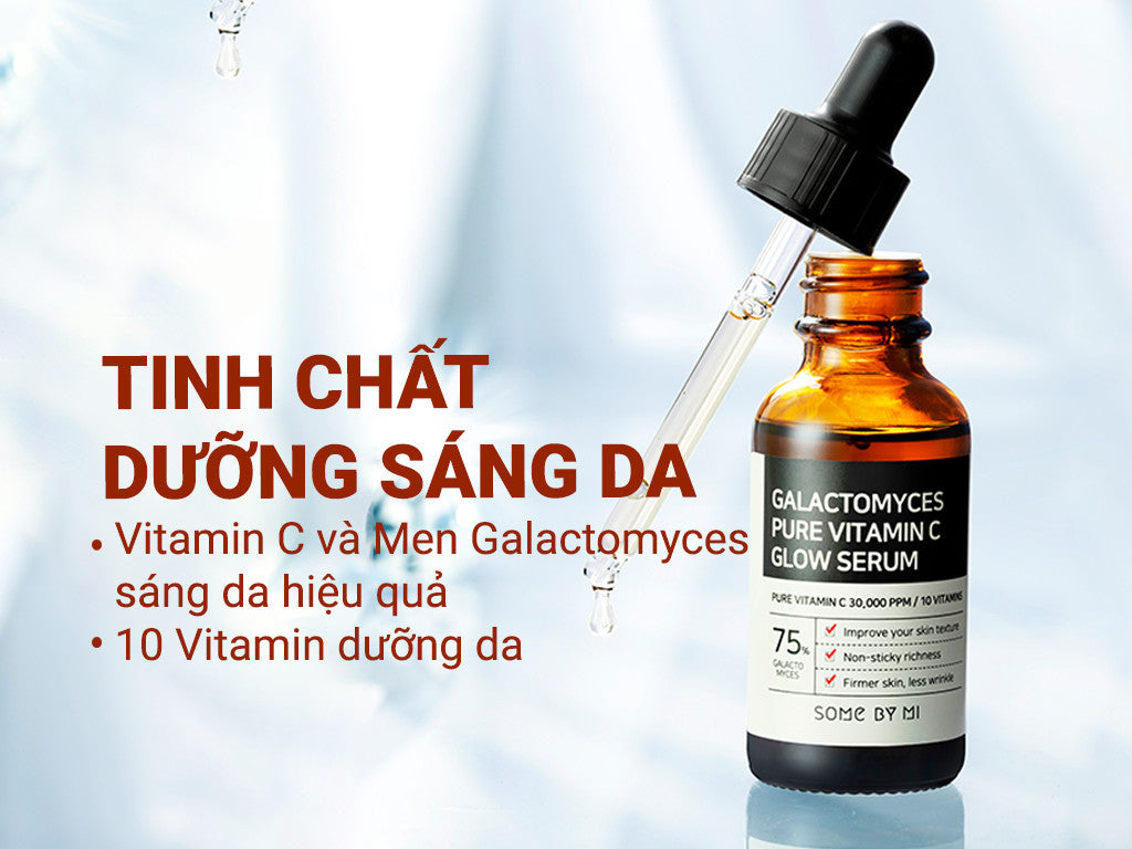 Serum Dưỡng Sáng Da, Ngừa Lão Hoá Some By Mi Galactomyces Pure Vitamin C Glow 30ml