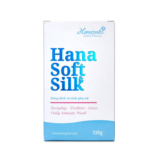 Dung Dịch Vệ Sinh Phụ Nữ Hanayuki Màu Xanh Hana Soft Silk 150g